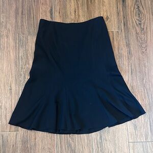 Elegant Flared Black Women's aSkirt